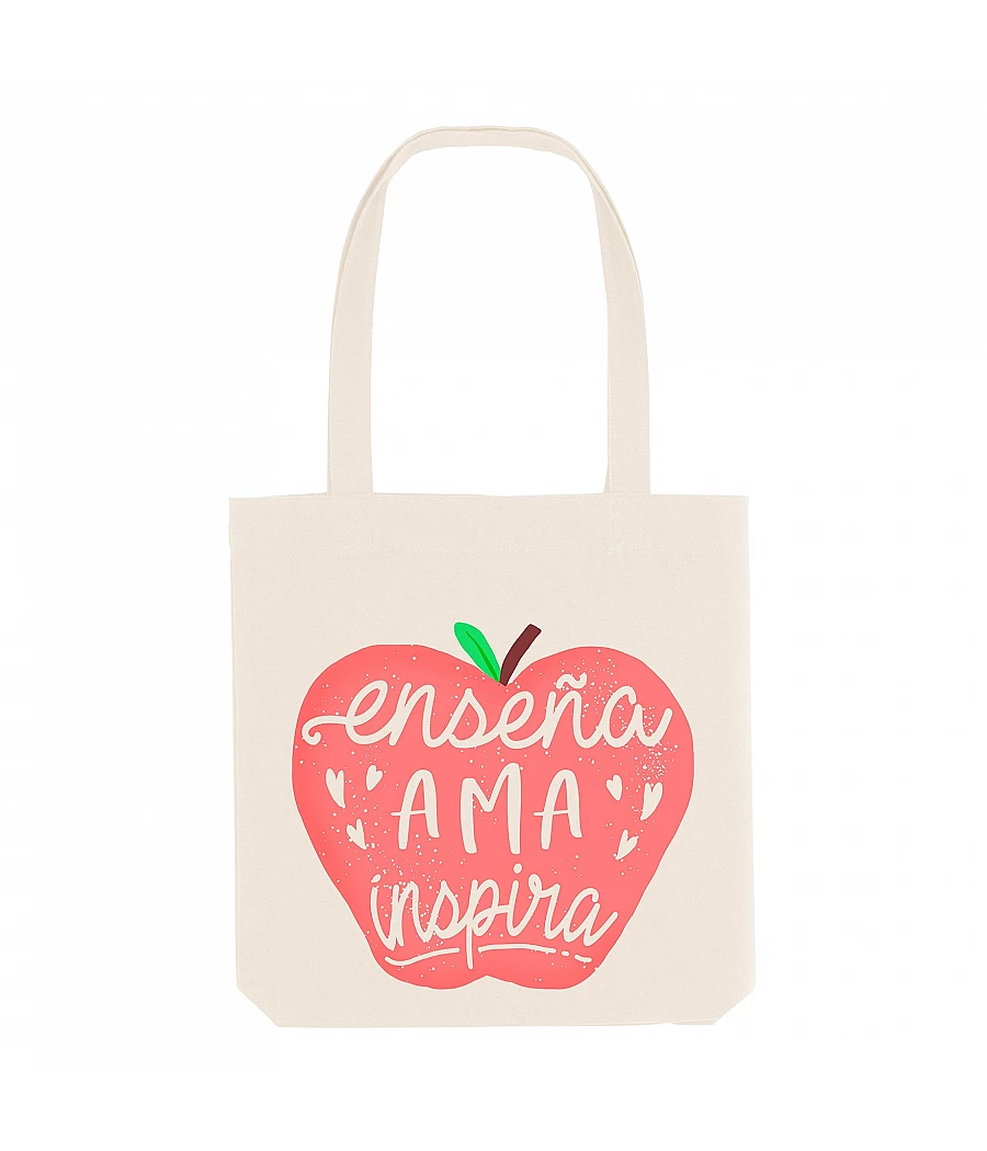 Tote bag 'Enseña, ama,...