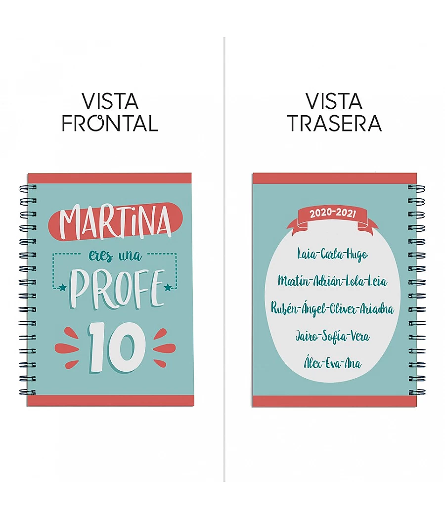 Libreta personalizada con...