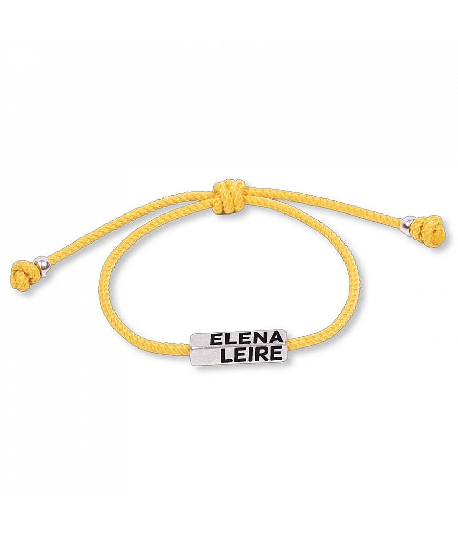 Pulsera de algodón con...