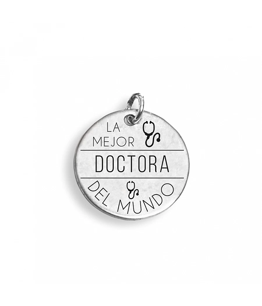 Chapa personalizada redonda La mejor doctora