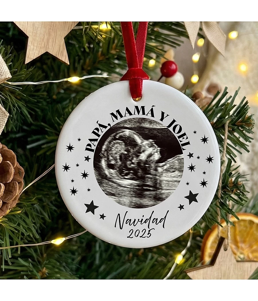 Adorno navideño de cerámica...