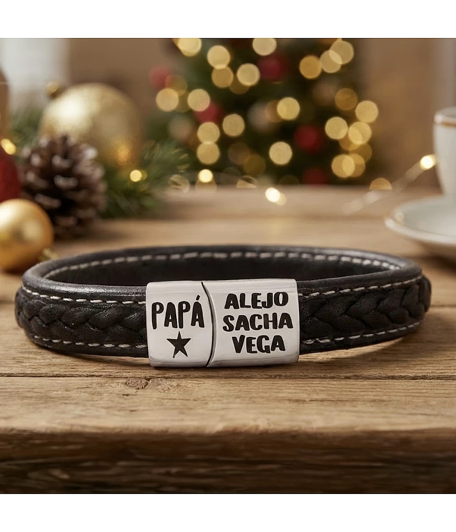 Pulsera trenzada personalizada