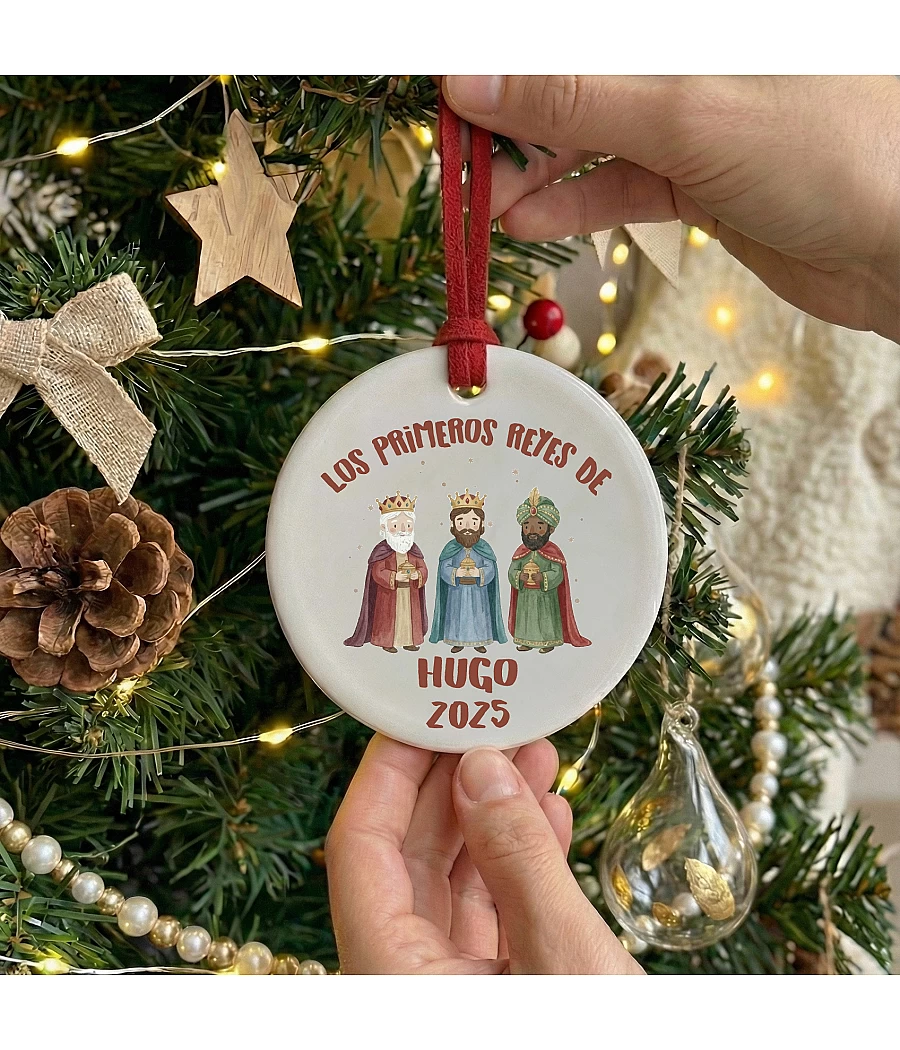 Adorno navideño de cerámica...