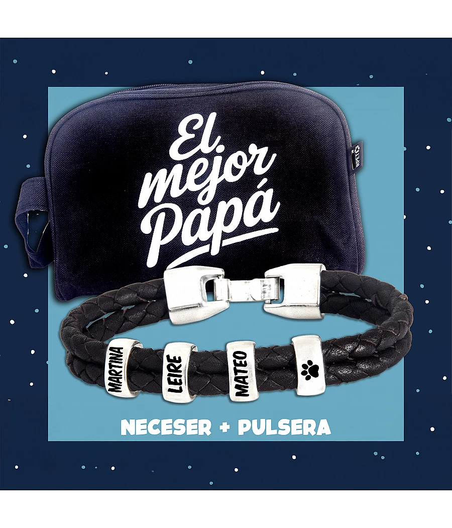 Kit papá Neceser y Pulsera...