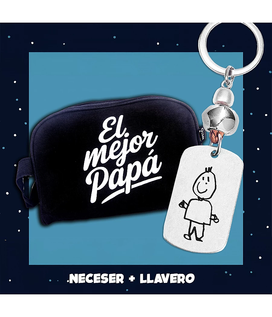 Kit Papá con llavero con...
