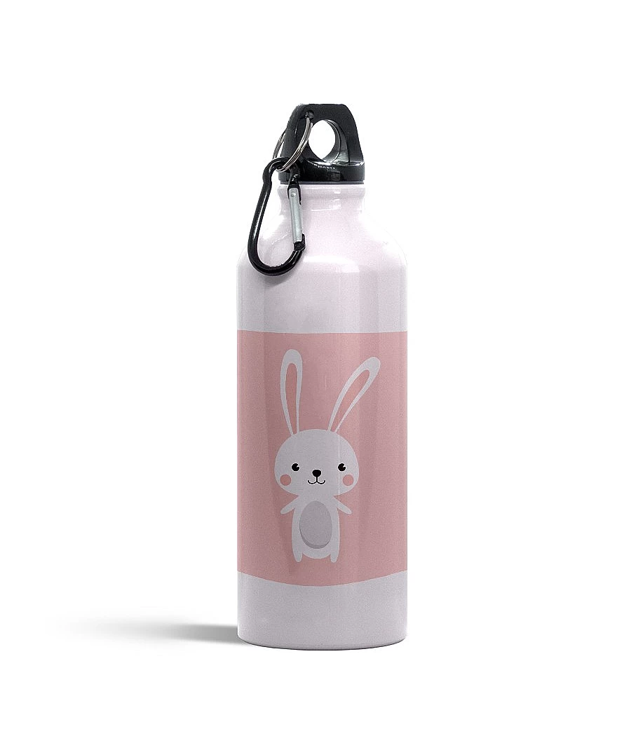 Botella con animales y personalizada con nombre